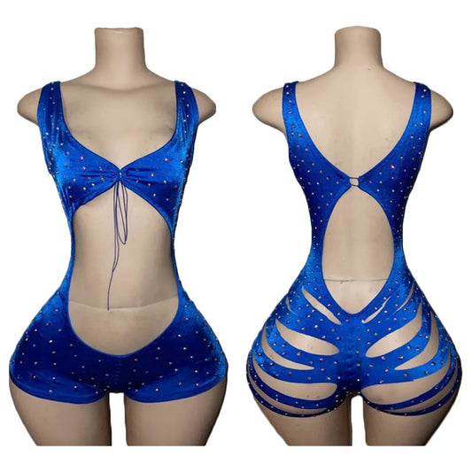 Blue Lantern Romper